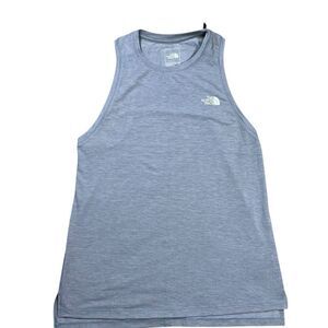 North Face Wander Slitback Tank Top Gray Athletic Outdoor Hiking Size X Small
